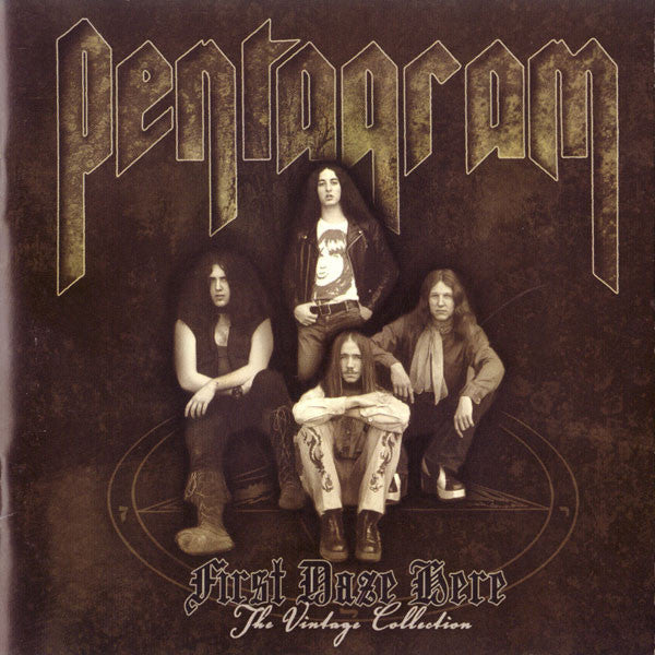 Pentagram - First Daze Here - New Vinyl Record 2016 Relapse Records Reissue Gatefold on Bone White Vinyl, Ltd to 300! - Metal / 'Classic'