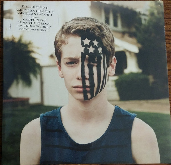 Fall Out Boy - American Beauty / American Psycho (2015) - Mint- LP Record 2015 Island Custom Blue Vinyl - Pop Punk / Pop Rock - Shuga Records