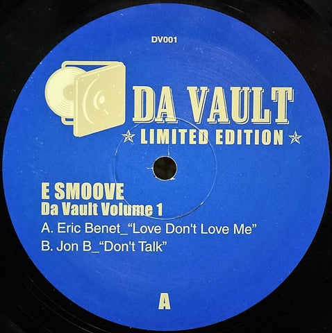 Various – Da Vault Volume 1 - New 12" Single 2002 Da Vault USA Vinyl - House / Garage House