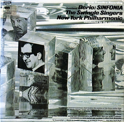 Luciano Berio / Swingle Singers / New York Philharmonic – Sinfonia - New LP Record 1969 Columbia Stereo USA Vinyl - Classical