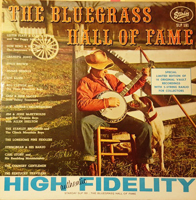 Various – The Bluegrass Hall Of Fame - VG+ 1976 USA - Country