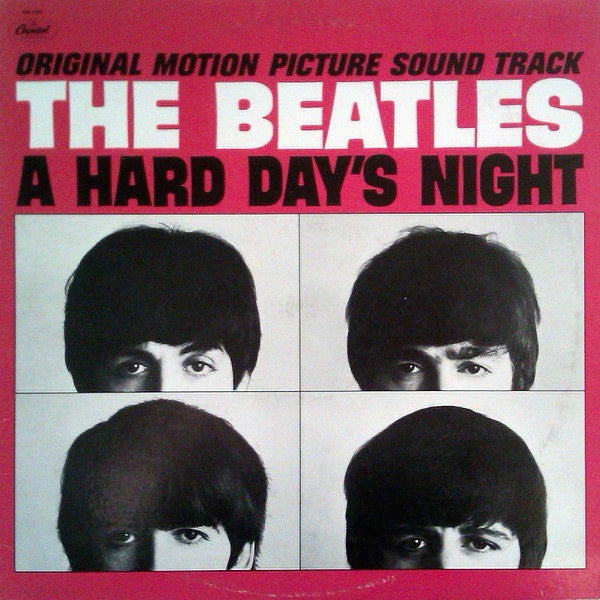 The Beatles - A Hard Day's Night (1964) - VG+ LP Record 1980 Capitol USA Purple label Stereo Vinyl - Pop Rock / Soundtrack - Shuga Records
