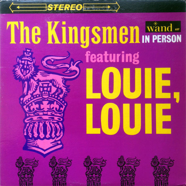 The Kingsmen – In Person - VG+ 1964 Mono USA (Garage Rock, Rock & Roll) - B17-111