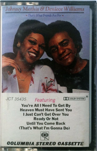 Johnny Mathis & Deniece Williams – That's What Friends Are For - Used Cassette Columbia 1978 Chile - Funk / Disco