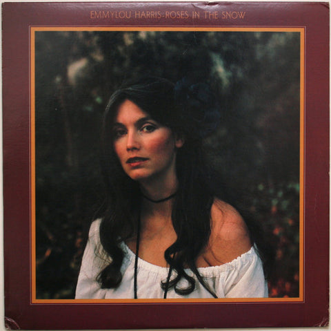 Emmylou Harris - Roses in the Snow VG+ LP Record 1980 Warner USA Promo Vinyl - Country / Country Rock / Folk Rock