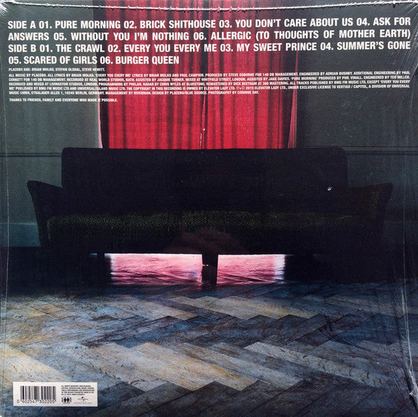 Placebo ‎– Without You I'm Nothing (1998) - New Lp Record 2015 UMG Europe Import 180 Yellow Vinyl - Alternative Rock - Shuga Records
