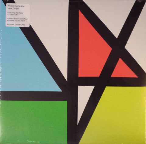 New Order - Music Complete - New 2 Lp Record 2015 Mute USA Vinyl Clear Vinyl & Download - New Wave / Synth-pop