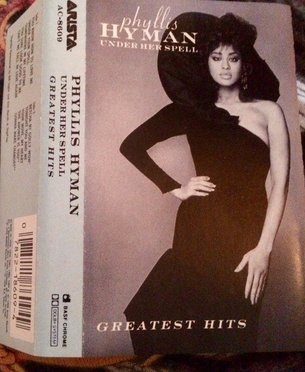 Phyllis Hyman – Under Her Spell - Greatest Hits - Used Cassette Arista 1989 USA - Jazz / Funk