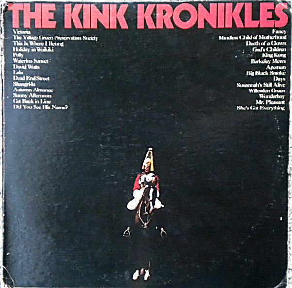 The Kinks – The Kink Kronikles - VG+ 2 LP Recor 1972 Reprise USA Vinyl - Pop Rock / Rock & Roll