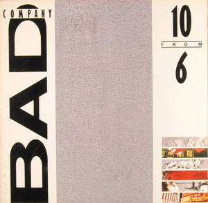 Bad Company – 10 From 6 - VG+ Lp Record 1985 USA Original Vinyl - Hard Rock