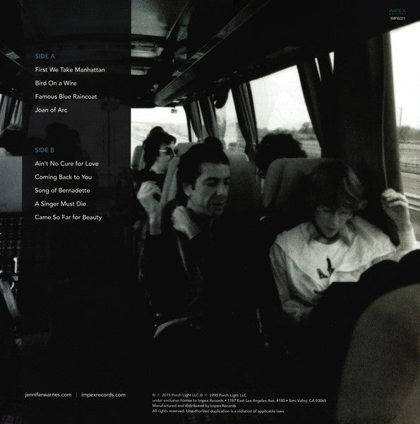Jennifer Warnes – Famous Blue Raincoat (The Songs Of Leonard Cohen) (1986) - New LP Record 2015 Impex USA 180 gram Vinyl - Soft Rock / Pop Rock - Shuga Records