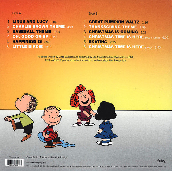 Vince Guaraldi Trio - Peanuts Greatest Hits - New LP Record 2015 Fantasy USA 180 gram Vinyl - Soundtrack / Jazz / Charlie Brown