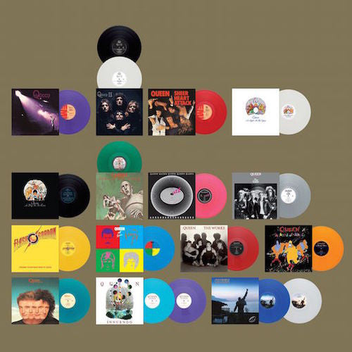 Queen ‎– Studio Collection (All 15 Studio Albums) (2015) - New 18 Lp Record Box Set 2019 2nd Press USA 180 Gram Coloured Vinyl & 108 Page Book - Arena Rock / Classic Rock
