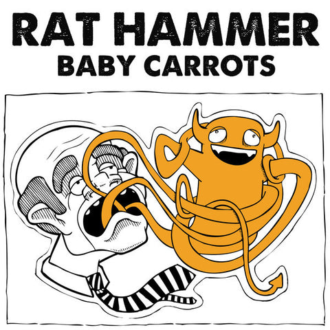 Rat Hammer - Baby Carrots - New 7" Ep Record 2014 USA Marble Color Vinyl & Sticker - Chicago Punk Rock