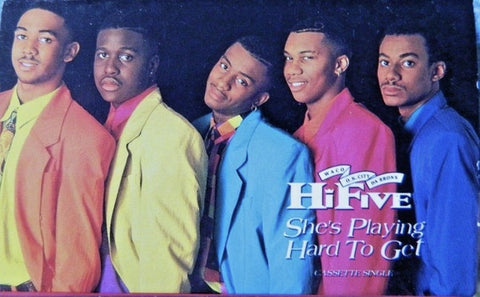 Hi-Five – She's Playing Hard To Get - Used Cassette Jive 1992 USA - Funk / Soul