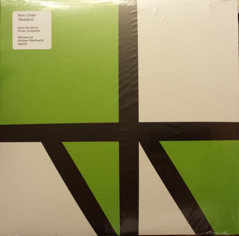 New Order – Restless - New 12" EP Record 2015 Mute Green Translucent Vinyl & Download - Indie Rock / Rock