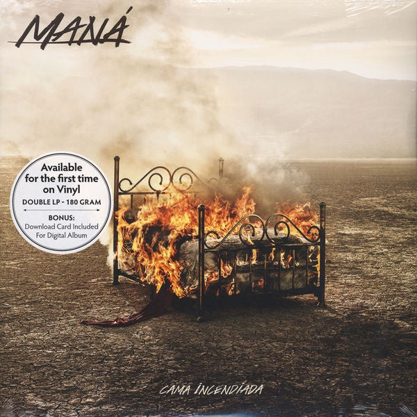 Maná – Cama Incendiada - Mint- 2 LP Record 2015 Warner Music Latina 180 gram Vinyl - Latin / Alternative Rock / Pop Rock - Shuga Records
