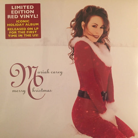 Mariah Carey ‎– Merry Christmas (1994) - Mint- LP Record 2015 Columbia Legacy Red Vinyl - Holiday / R&B / Soul / Pop
