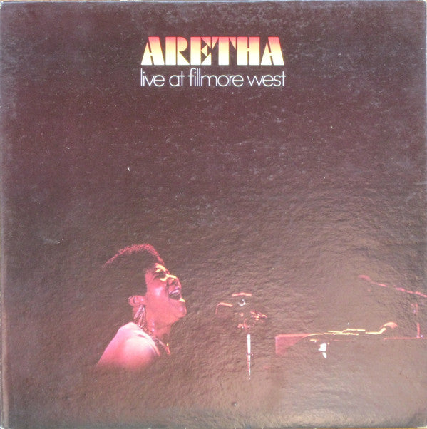 Aretha Franklin ‎– Live At Fillmore West - VG Lp Record 1971 US Original Vinyl & Insert - Soul