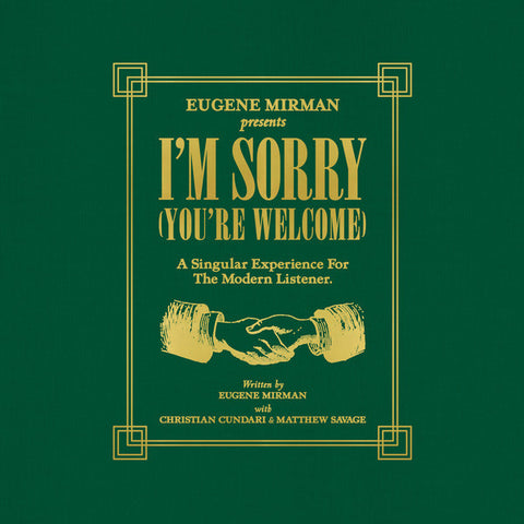 Eugene Mirman - I'm Sorry (You're Welcome) - New Vinyl Record 2015 Sub Pop Deluxe 7-LP Boxset + Download - Comedy / Spoken Word