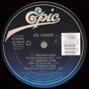 Lil Louis – French Kiss - VG+ 12" Single Record 1989 Epic USA Vinyl - Chicago House