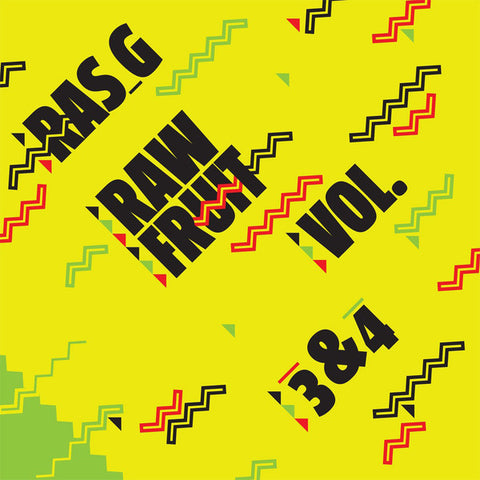 Ras G - Raw Fruit vol. 3+4 - New Vinyl Record 2015 Stones Throw USA 2-LP + Download - Beats / Hip Hop