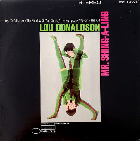 Lou Donaldson ‎– Mr. Shing-A-Ling - VG- (low grade) LP Record 1967 Blue Note Original USA - Jazz / Soul-Jazz
