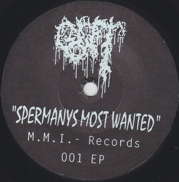 Gut – Spermanys Most Wanted - Mint- 7" EP Record 1992 MMI Germany Vinyl & Insert - Goregrind / Pornogrind - Shuga Records