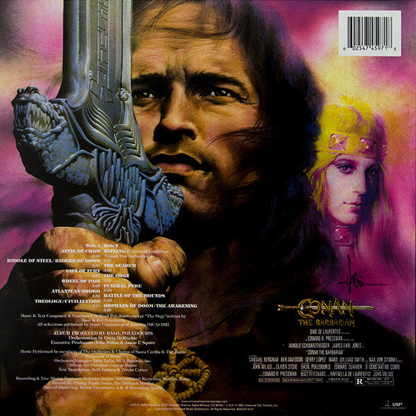 Basil Poledouris ‎– Conan The Barbarian - Original Motion Picture (1982) -  New LP Record 2015 Geffen USA Vinyl - Soundtrack - Shuga Records