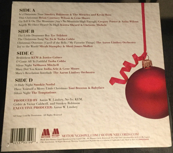 Various ‎– Motown Christmas - New 2 Lp Record 2014 Motown USA Vinyl - Holiday / Soul / Funk - Shuga Records