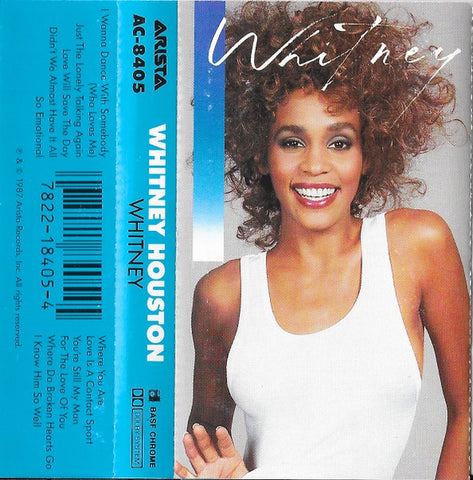Whitney Houston – Whitney - Used Cassette 1987 Arista Tape - RnB / Synth-pop / Disco