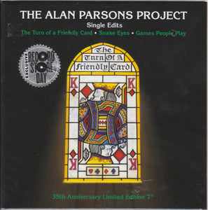 The Alan Parsons Project - Single Edits - New Vinyl Record 2015 Record Store Day Black Friday Limited Edition 7" (1000 Copies)