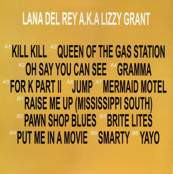 Lana Del Rey ‎– Lana Del Rey A.K.A. Lizzy Grant (2010) - New LP Record 2015 Europe Colored Vinyl - Indie Pop