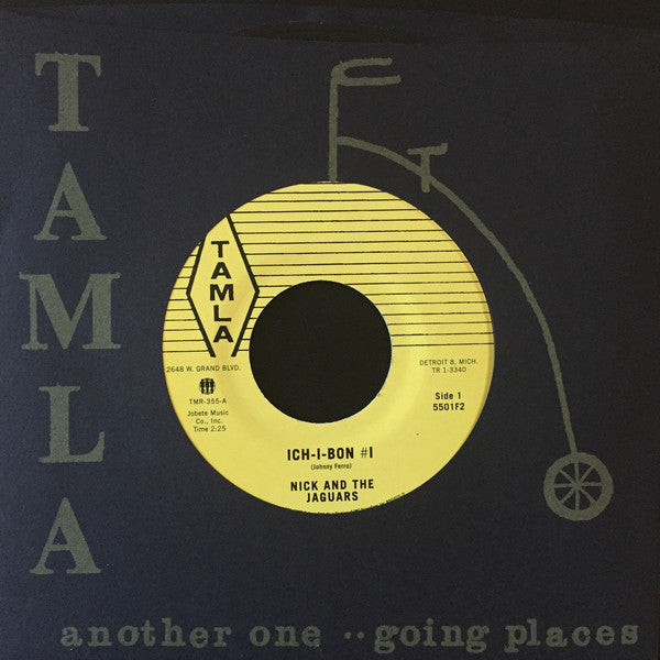 Nick and the Jaguars - Ich-I-Bon #1 / Cool and Crazy (1959) - New 7" Single Record 2015 Third Man Tamla USA Vinyl - Rock & Roll / Instrumental