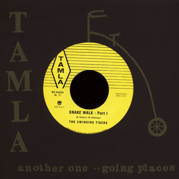 The Swinging Tigers ‎– Snake Walk - Part I & Part II (1959)- New 7" Single Record  2015 Third Man Tamla Vinyl - Funk