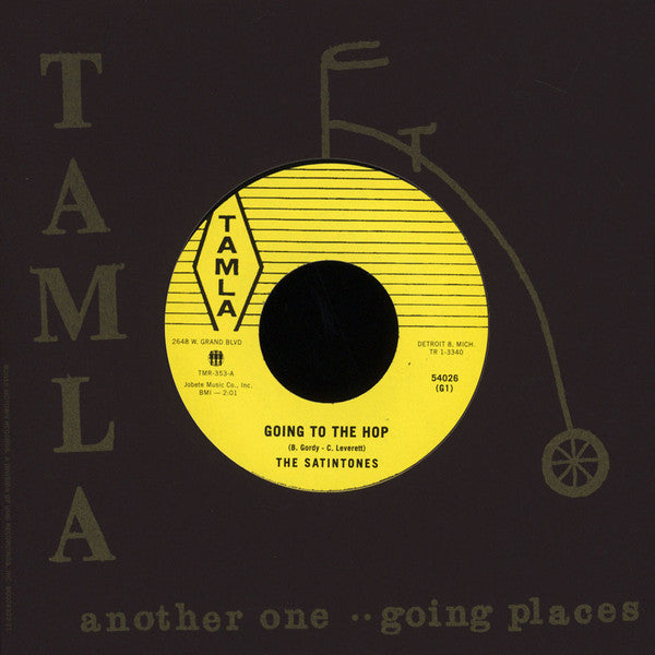 The Satintones ‎– Going To The Hop / Motor City (1959) - New 7" Single Record 2015 Third Man Tamla Vinyl - Soul / Funk - Shuga Records