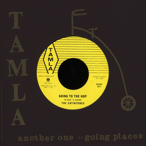The Satintones ‎– Going To The Hop / Motor City (1959) - New 7" Single Record 2015 Third Man Tamla Vinyl - Soul / Funk