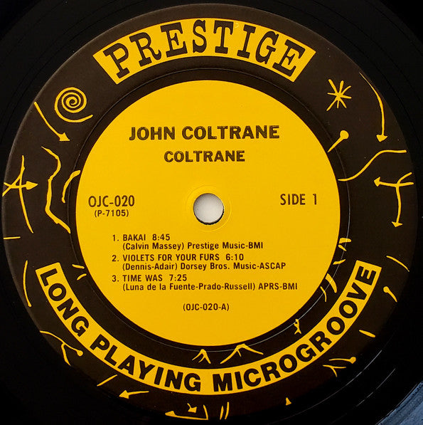 John Coltrane – Coltrane (1957) - Mint- LP Record 1982 Prestige USA Vinyl - Jazz / Hard Bop - Shuga Records