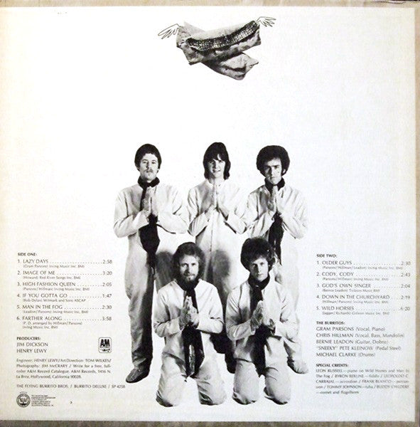 The Flying Burrito Bros. – Burrito Deluxe - VG+ LP Record 1970 A&M USA Vinyl - Rock & Roll / Country Rock - Shuga Records