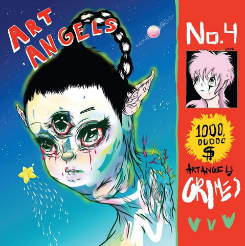 Grimes - Art Angels - Mint- LP Record 2015 4AD Vinyl & Prints - Electronic / Synth-pop
