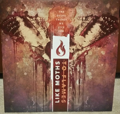 Like Moths To Flames – The Dying Things We Live For - New LP Record 2015 Rise Brown / Deep Purple Split With Kelly Green Splatter Vinyl - Metalcore