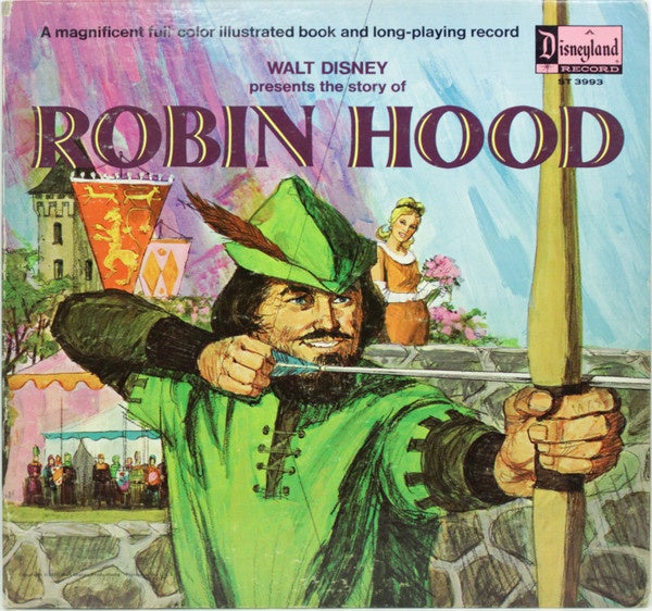Dallas McKennon – The Story Of Robin Hood - VG LP Record 1970 Walt Disney Disneyland USA Vinyl - Children