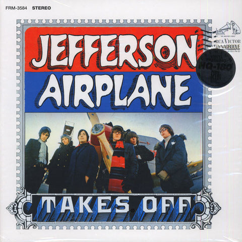 Jefferson Airplane - Takes Off (1966) - New VInyl 2015 RCA / Friday Music 180 gram Reissue on Translucent Blue Vinyl - Psych Rock (classic)