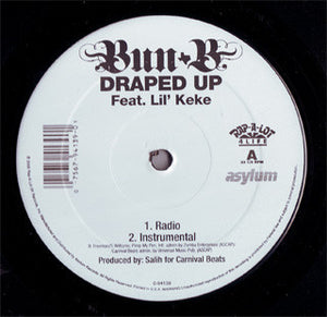 Bun B ‎– Draped Up - new Vinyl 12" Single 2005 USA - Hip Hop