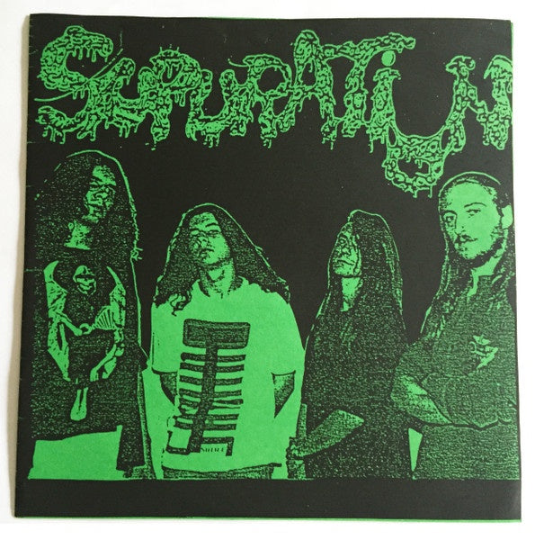 Supuration – Isolated - Mint- 7" EP Record 1992 Seraphic Decay USA Green Vinyl - Death Metal / Experimental