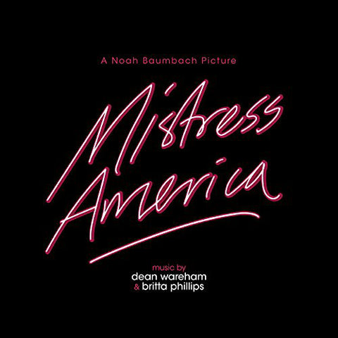 Dean Wareham & Britta Phillips ‎– Mistress America (Original Motion Picture) - New Lp Record 2015 Milan USA Vinyl & Download - Soundtrack