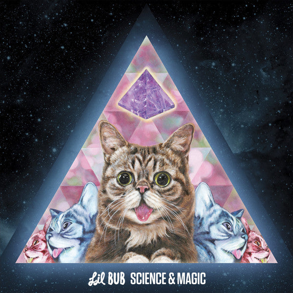 Lil Bub - Science & Magic - New Vinyl 2015 Joyful Noise Limited Edition Cat-Eye colored vinyl w/ Download + Poster - Electronic / Chiptune / Novelty / Meme