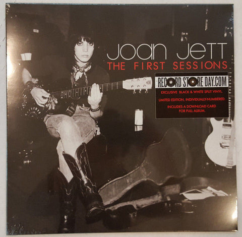 Joan Jett ‎– The First Sessions - New Ep 12" 2015 USA Record Store Day Black & White Vinyl Numbered & Download - Hard Rock & Roll