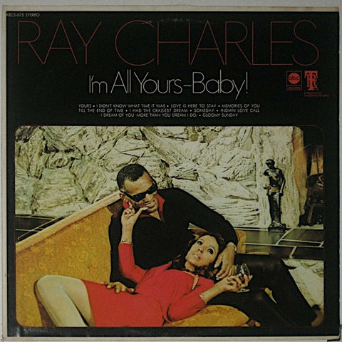 Ray Charles – I'm All Yours-Baby! - VG+ LP Record 1969 ABC Capitol Record Club USA Vinyl - Jazz / Soul-Jazz