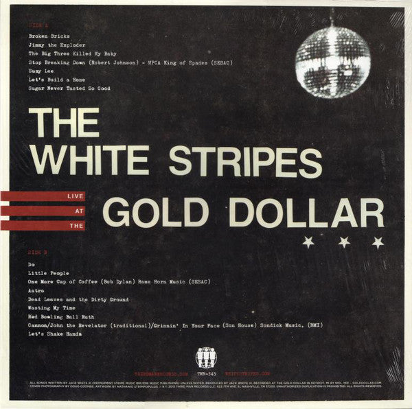 The White Stripes ‎– Live At The Gold Dollar III - Mint- Lp Record 2015 Third Man Vault Package 26 Red & Black Vinyl & Dead Weather 7" - Blues Rock - Shuga Records
